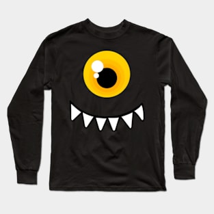 One Eyed Monster Monster Yellow Eyes Long Sleeve T-Shirt